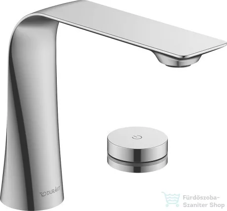 Duravit D.1 2 lyukú elektronikus csaptelep M elektronikus beépíthető elektromos hálózati elemmel,leeresztő nélkül,króm D11100008010
