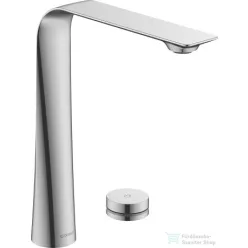   Duravit D.1 magasított 2 üléses elektronikus csaptelep XL elektronikus dugóval ellátott hálózati elemmel,leeresztő nélkül,króm D11110007010