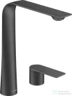 Duravit D.1 magasított 2 üléses magasított mosdócsaptelep leeresztő nélkül,matt fekete D11130002046