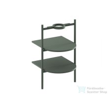 Ravak YARD 40 nyitott polcos bútor, Grey Green D800008004