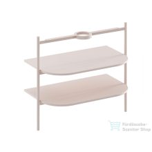   Ravak CS YARD 80 nyitott polcos állvány, Alabaster Pink D80000G006