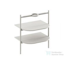 Ravak YARD 60 nyitott polcos bútor, Smoke Grey D80000O005