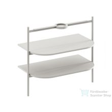   Ravak CS YARD 80 nyitott polcos állvány, Smoke Grey D80000O006