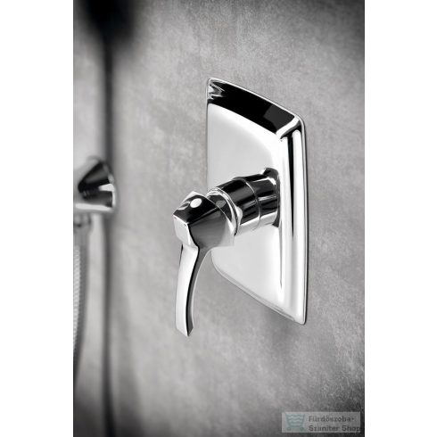 Sapho DREAMART falba süllyesztett zuhanycsaptelep, 1-irányú váltóval, króm (DA041)