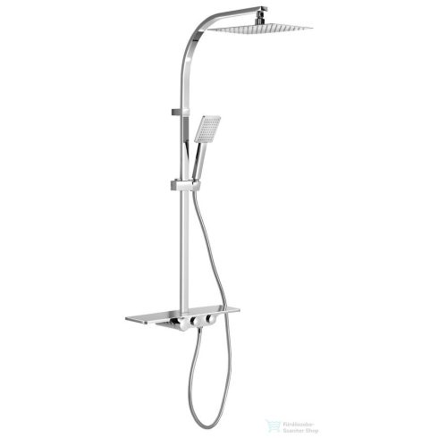 Sapho DALIA termosztatikus zuhanyoszlop, zuhanyszettel, króm (DA139)