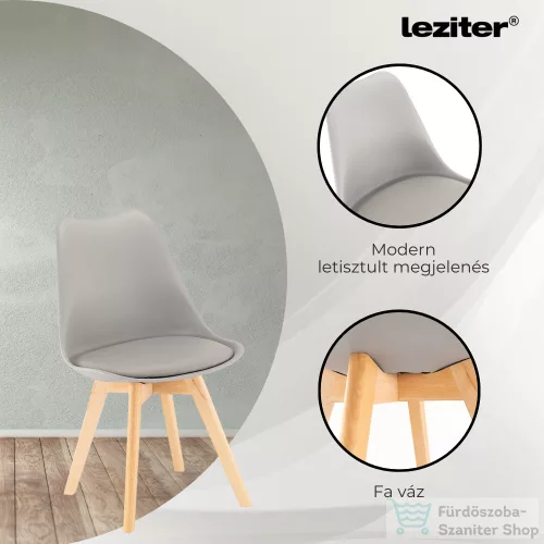 Leziter Silla étkezőszék 6 db szürke színben DA232AG_6