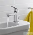 Duravit D-CODE S Minusflow hidegindításos mosdó csaptelep automata leeresztővel, króm DC1013001010