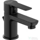 Duravit D-CODE S Minusflow hidegindításos mosdó csaptelep automata leeresztővel, matt fekete DC1013001046