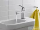 Duravit D-CODE S Minusflow hidegindításos mosdó csaptelep leeresztő nélkül, króm DC1013002010
