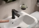 Duravit D-CODE S Minusflow hidegindításos mosdó csaptelep leeresztő nélkül, matt fekete DC1013002046