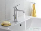 Duravit D-CODE Minusflow M hidegindításos mosdó csaptelep automata leeresztővel, króm DC1023001010