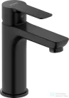 Duravit D-CODE Minusflow M hidegindításos mosdó csaptelep leeresztő nélkül, matt fekete DC1023002046
