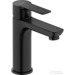   Duravit D-CODE Minusflow M hidegindításos mosdó csaptelep leeresztő nélkül, matt fekete DC1023002046