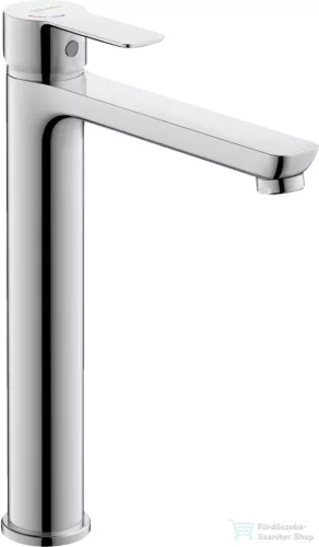 Duravit D-CODE Minusflow XL hidegindításos, magasított mosdó csaptelep leeresztő nélkül, króm DC1043002010