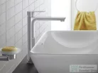 Duravit D-CODE Minusflow XL hidegindításos, magasított mosdó csaptelep leeresztő nélkül, króm DC1043002010