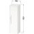 Duravit D-CODE 132x40x36 cm-es 1 ajtós félmagas szekrény fekete fogantyúval, jobbos, matt halványzöld DC1338RBDHH0000