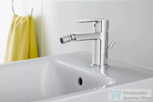 Duravit D-CODE bidé csaptelep automata leeresztővel, króm DC2400011010