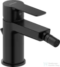 Duravit D-CODE bidé csaptelep automata leeresztővel, matt fekete DC2400011046