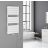 AQUALINE BONDI fürdőszobai radiátor, 450x934mm, fehér (DC400T)