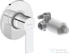 Duravit D-CODE falsík alatti kád/zuhany csaptelep alaptesttel, króm DC4210007010