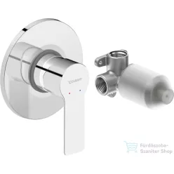   Duravit D-CODE falsík alatti kád/zuhany csaptelep alaptesttel, króm DC4210007010