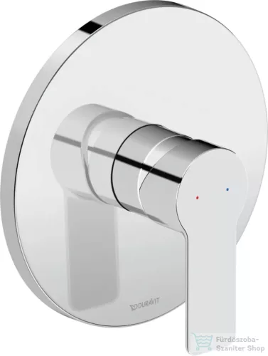 Duravit D-CODE falsík alatti kád/zuhany csaptelep alaptest nélkül, króm DC4210010010