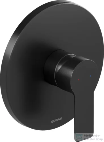 Duravit D-CODE falsík alatti kád/zuhany csaptelep alaptest nélkül, matt fekete DC4210010046