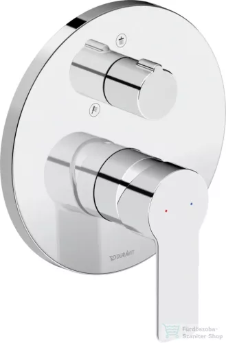 Duravit D-CODE falsík alatti kád/zuhany csaptelep alaptest nélkül, króm DC4210012010