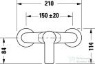 Duravit D-CODE zuhany csaptelep, króm DC4230001010