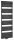 AQUALINE BONDI fürdőszobai radiátor, 600x1798mm, Antracit (DC455T)