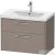 Duravit D-CODE 78,4x46 cm-es 2 fiókos alsószekrény mosdó és csaptelep nélkül, króm fogantyúval, matt bazalt DC4672010430000