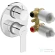Duravit D-CODE falsík alatti kád/zuhany csaptelep alaptesttel, króm DC5210008010
