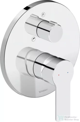 Duravit D-CODE falsík alatti kád/zuhany csaptelep alaptest nélkül, króm DC5210012010