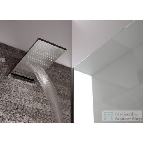 Sapho Fejzuhany, 500x200x30mm, esőztető, kaszkád, polírozott inox DC562