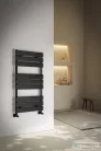Aqualine BONDECO fürdőszobai radiátor, 500x926 mm, matt fekete DC592B