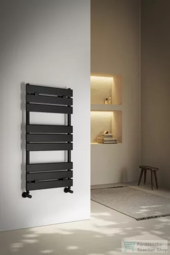 Aqualine BONDECO fürdőszobai radiátor, 500x926 mm, matt fekete DC592B