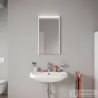 Duravit D-CODE 40x70 cm-es tükör LED világítással, matt fehér DC7075018180000