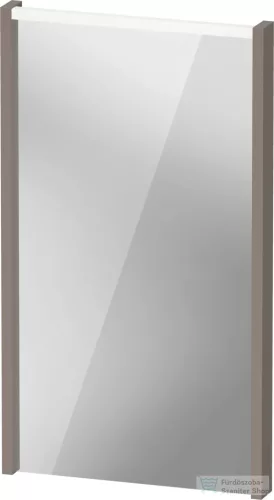 Duravit D-CODE 40x70 cm-es tükör LED világítással, matt bazalt DC7075043430000