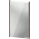 Duravit D-CODE 40x70 cm-es tükör LED világítással, matt bazalt DC7075043430000
