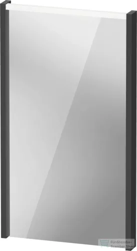 Duravit D-CODE 40x70 cm-es tükör LED világítással, matt grafit DC7075049490000