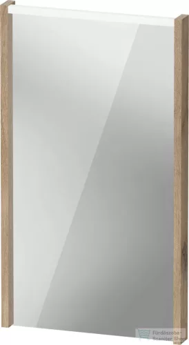 Duravit D-CODE 40x70 cm-es tükör LED világítással, márványos tölgy DC7075055550000