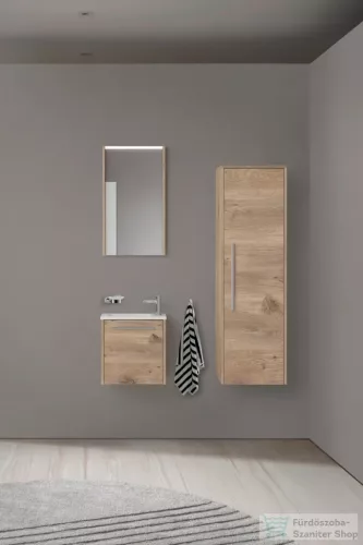 Duravit D-CODE 40x70 cm-es tükör LED világítással, márványos tölgy DC7075055550000