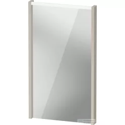   Duravit D-CODE 40x70 cm-es tükör LED világítással, matt taupe DC7075091910000