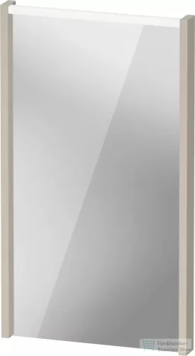 Duravit D-CODE 40x70 cm-es tükör LED világítással, matt taupe DC7075091910000