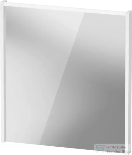 Duravit D-CODE 65x70 cm-es tükör LED világítással, matt fehér DC7076018180000