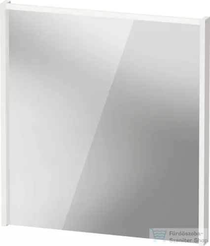 Duravit D-CODE 65x70 cm-es tükör LED világítással, fényes fehér DC7076022220000