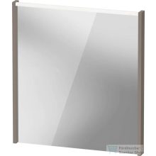  Duravit D-CODE 65x70 cm-es tükör LED világítással, matt bazalt DC7076043430000