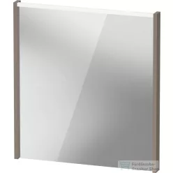   Duravit D-CODE 65x70 cm-es tükör LED világítással, matt bazalt DC7076043430000