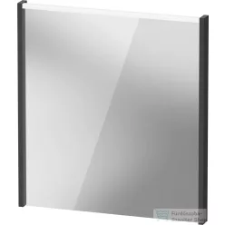   Duravit D-CODE 65x70 cm-es tükör LED világítással, matt grafit DC7076049490000