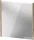 Duravit D-CODE 65x70 cm-es tükör LED világítással, márványos tölgy DC7076055550000